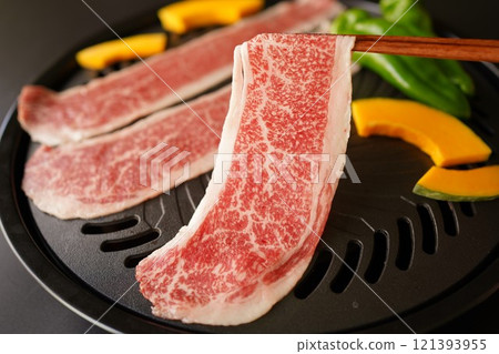 Specially selected Japanese black beef grilled shabu-shabu Specially selected Japanese black beef grilled shabu-shabu 121393955