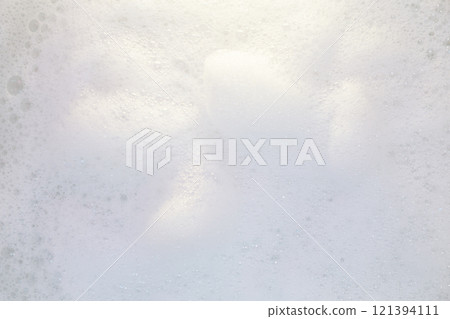 Fluffy detergent bubbles. Fluffy detergent bubbles. 121394111