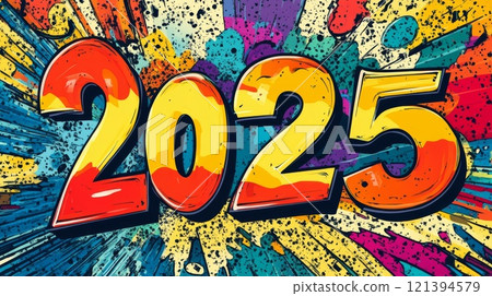 2025新年標誌 121394579