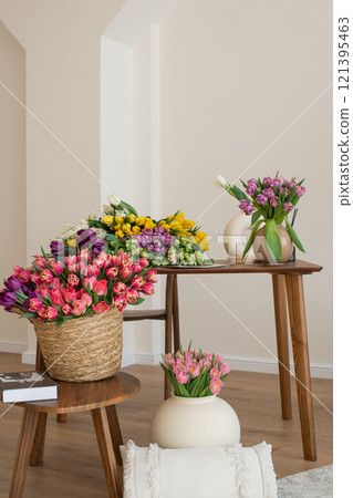 Springtime Floral Display 121395463