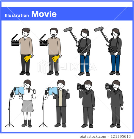 Occupation Movie Character Set 121395613