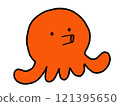 Cute octopus illustration 121395650