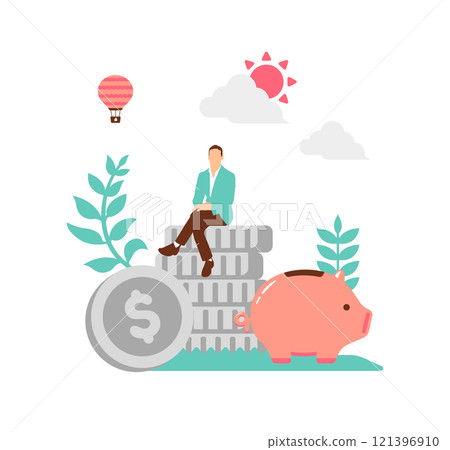 Asset management, asset formation, stock investment Vector illustration Asset management, asset formation, stock investment Vector illustration 121396910