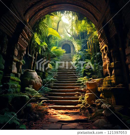 Stairs leading out from the ruins 3 Stairs leading out from the ruins 3 121397053