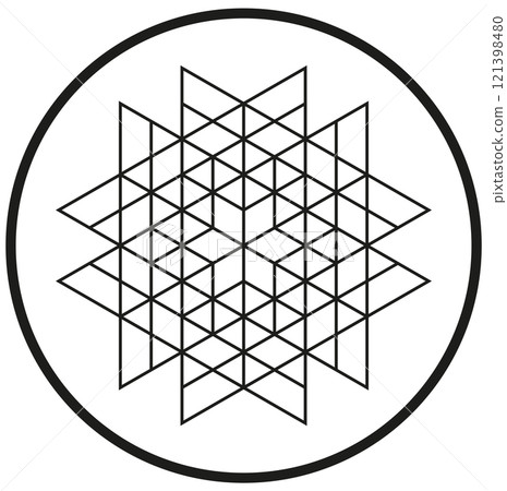 cross in frame icon, outline style cross in frame icon, outline style 121398480