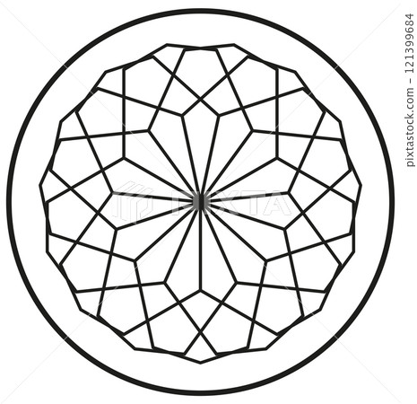geometric pattern with circles geometric pattern with circles 121399684