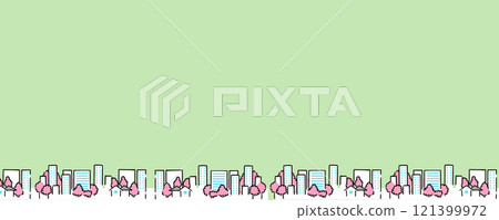 A simple background illustration of buildings and cityscapes for a new life A simple background illustration of buildings and cityscapes for a new life 121399972