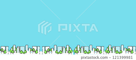 A simple background illustration of buildings and cityscapes for a new life A simple background illustration of buildings and cityscapes for a new life 121399981