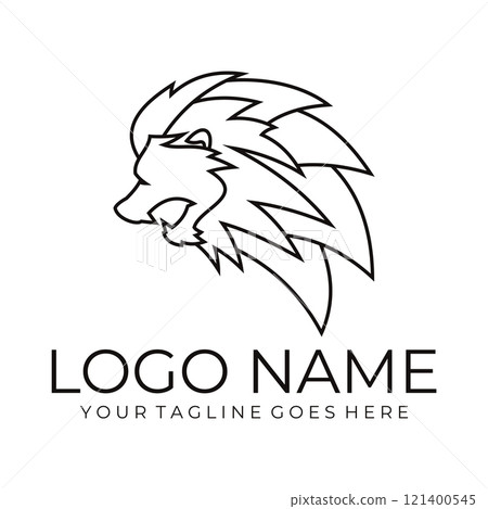 Lion Logo Template vector icon 121400545