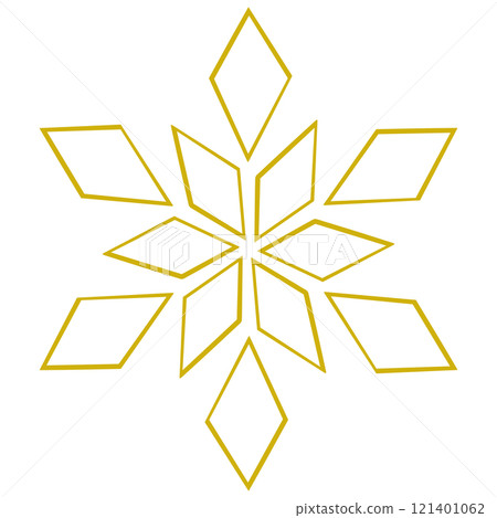 A simple and cute yellow crystal illustration A simple and cute yellow crystal illustration 121401062