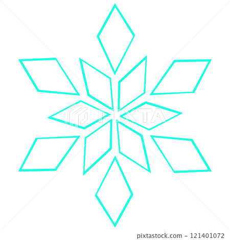明亮的淡藍色簡約可愛水晶插畫 121401072