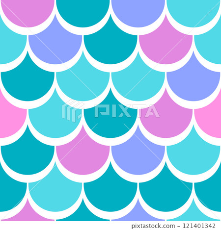 Seamless pattern with scaly fish. Image of underwater surface of marine creatures. Seamless pattern with scaly fish. Image of underwater surface of marine creatures. 121401342