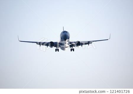 噴氣式飛機降落 噴氣式飛機降落 121401726