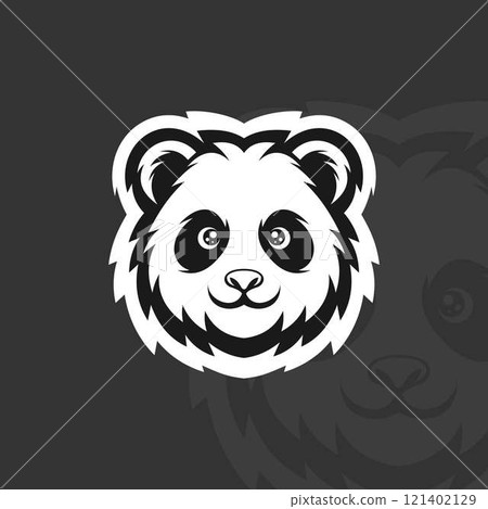Panda head, illustration mascot esport Panda head, illustration mascot esport 121402129