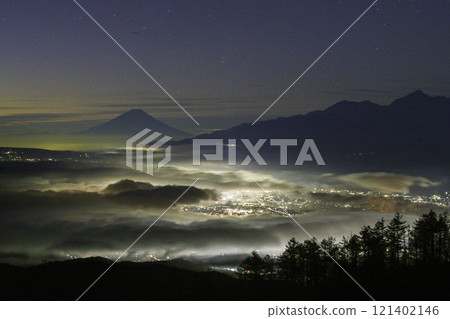 Early winter at Takabocchi Plateau with a sea of clouds 121402146