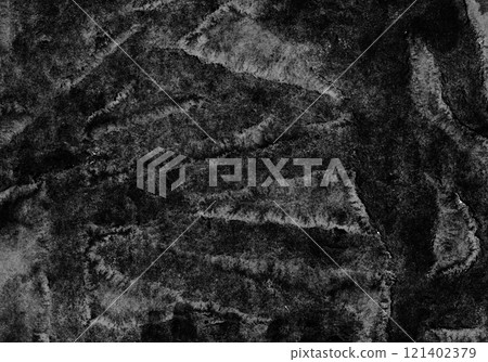 A mysterious textured background made with black ink and washi paper 121402379