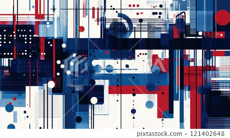 Cyber Graphics Background 121402648