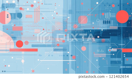 Cyber Geometric Background 121402654