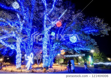 Winter illuminations 2024 at 138 Tower Park, Ichinomiya City Winter illuminations 2024 at 138 Tower Park, Ichinomiya City 121404006