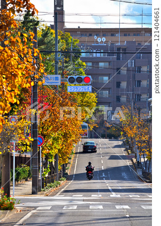 [愛知縣] 名古屋市景 東區德川町的秋景 121404661