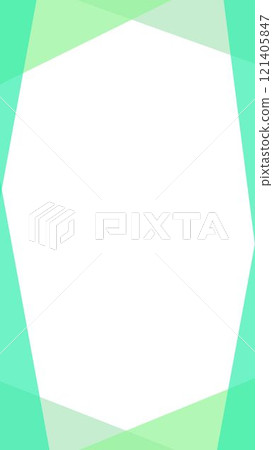 Green simple line frame Green simple line frame 121405847