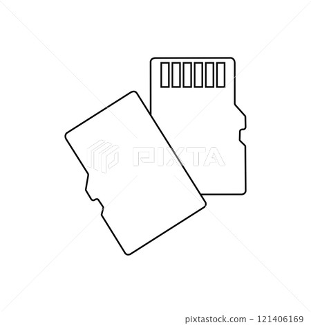 SD card vector design SD card vector design 121406169