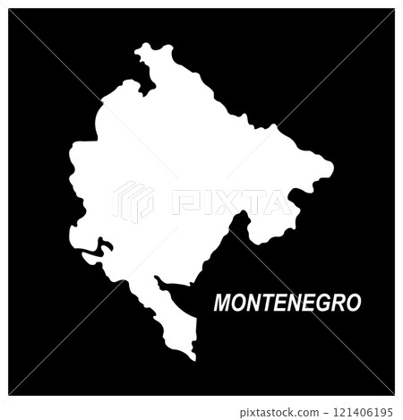 Montenegro map design Montenegro map design 121406195