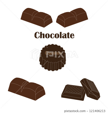 Chocolate vector icon design Chocolate vector icon design 121406213