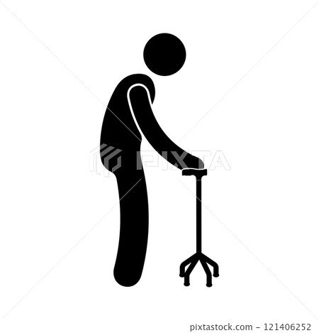 disabled person vector icon disabled person vector icon 121406252
