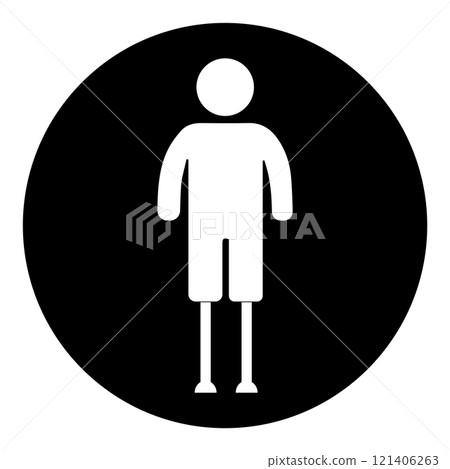 disabled person vector icon disabled person vector icon 121406263