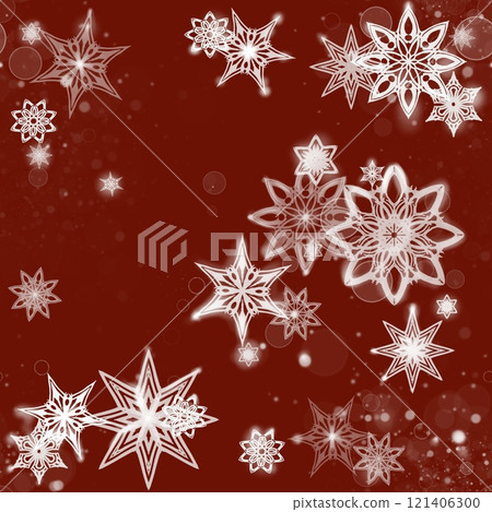 A repeating pattern with snowflakes. A repeating pattern with snowflakes. 121406300