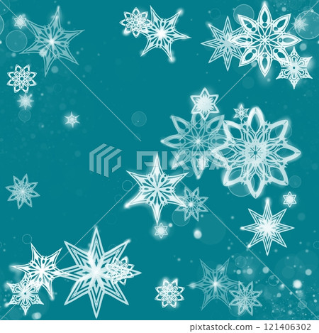 A repeating pattern with snowflakes. A repeating pattern with snowflakes. 121406302