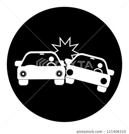 accident car icon design accident car icon design 121406310