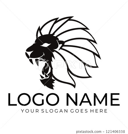 Lion Logo Template vector icon Lion Logo Template vector icon 121406338
