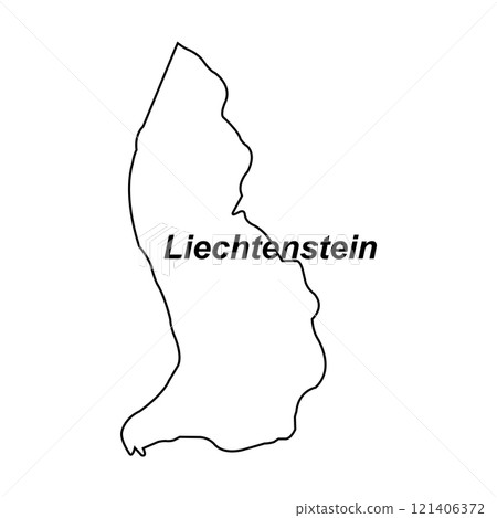 map of liechtenstein design 121406372