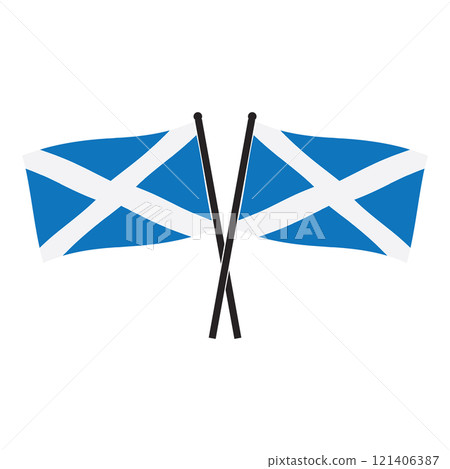 Scotland flag icon design Scotland flag icon design 121406387