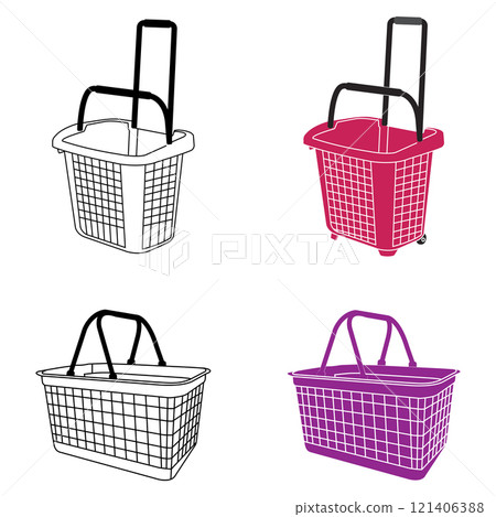 shopping cart icon design 121406388