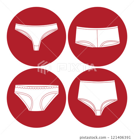 Pantie icon design Pantie icon design 121406391