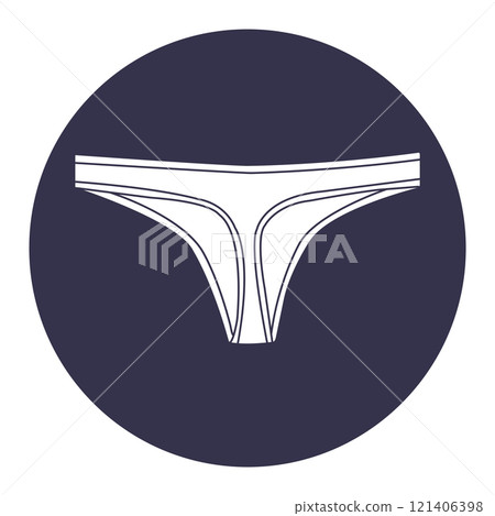 Pantie icon design 121406398
