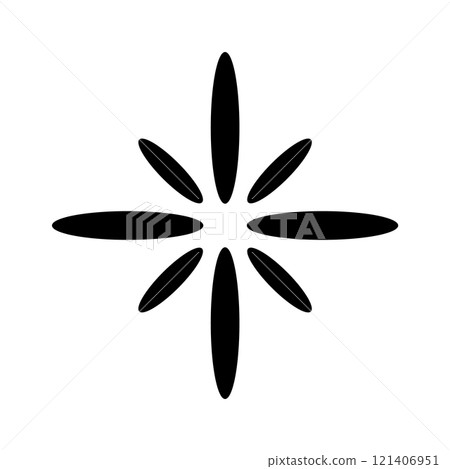 Lights flare primitive geometric shape 121406951