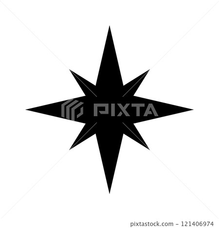 Galaxy twinkle star flash symbol 121406974