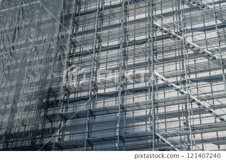 大型外牆施工及鷹架拆除 121407240