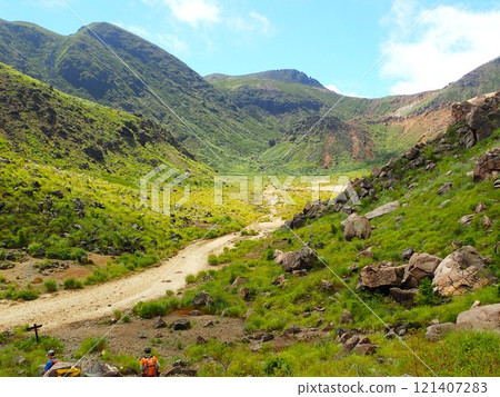 Mount Kuju hiking trail Mount Kuju hiking trail 121407283