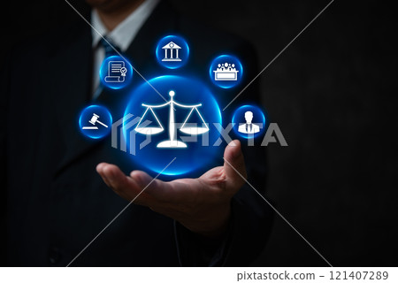 lawyers and attorneys From legal firms to corporate compliance, embrace technology to balance law, litigation, and court systems for a fair solution." 121407289