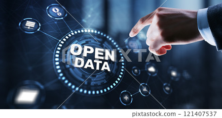 Open data api internet technology concept. Online documentation database Open data api internet technology concept. Online documentation database 121407537