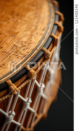 Closeup of traditional Hispanic musical instruments, Hispanic Heritage music, Cultural sounds Closeup of traditional Hispanic musical instruments, Hispanic Heritage music, Cultural sounds 121408140