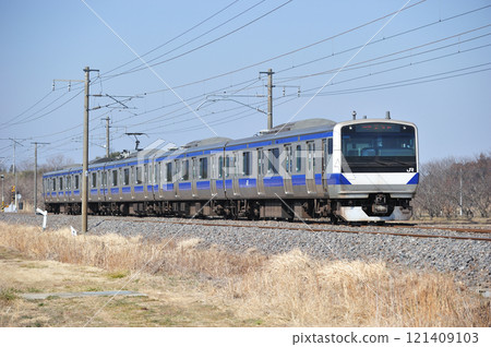 Joban Line Iwama-Hatori JR East E531 series K455 formation (Katsuta) Joban Line Iwama-Hatori JR East E531 series K455 formation (Katsuta) 121409103