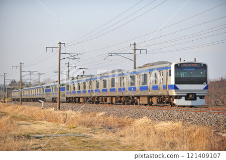 Joban Line Iwama-Hatori JR East E531 series K418 formation (Katsuta) Joban Line Iwama-Hatori JR East E531 series K418 formation (Katsuta) 121409107