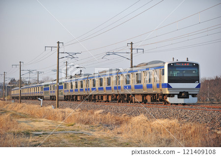 Joban Line Iwama-Hatori JR East E531 series K417 formation (Katsuta) Joban Line Iwama-Hatori JR East E531 series K417 formation (Katsuta) 121409108