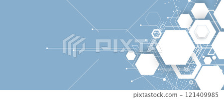Abstract geometric background. For scientific and business presentations. Vector work. Abstract geometric background. For scientific and business presentations. Vector work. 121409985